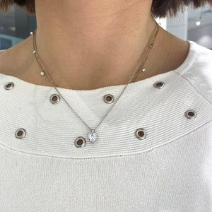 COLLANA PUNTO LUCE A FORMA DI CUORE