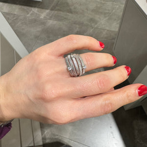 ANELLO A FASCE INTRECCIATE