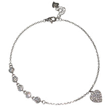 Carica l'immagine nel visualizzatore di Gallery, BRACCIALE IN ARGENTO CON CHARM A FORMA DI CUORE
