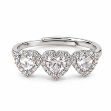 Carica l'immagine nel visualizzatore di Gallery, ANELLO THREE HEARTS
