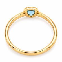 Carica l'immagine nel visualizzatore di Gallery, ANELLO CUORE CELESTE
