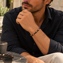 Carica l'immagine nel visualizzatore di Gallery, BRACCIALE IN ARGENTO BLACK MOSAIC
