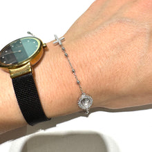 Carica l&#39;immagine nel visualizzatore di Gallery, BRACCIALE ROSARIO CON ZIRCONI
