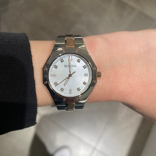 BULOVA OCTAGONAL LADY DIAMONDS