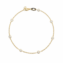 Carica l'immagine nel visualizzatore di Gallery, BRACCIALE PUNTI LUCE IN ORO GIALLO
