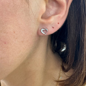 ORECCHINI CUORI DI CONTORNO