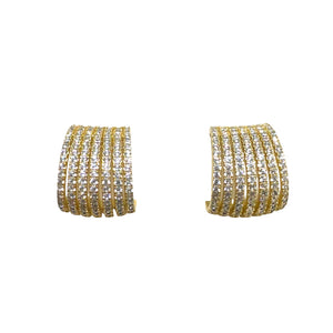 ORECCHINI CERCHI BRIGHT DORATO