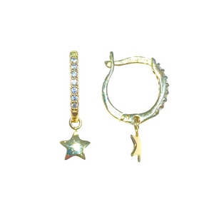 CERCHI CON CHARM STELLA