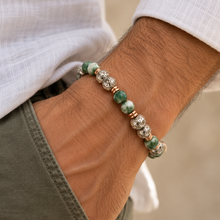 Carica l'immagine nel visualizzatore di Gallery, BRACCIALE BOSCO D’ARGENTO E PIETRE NATURALI
