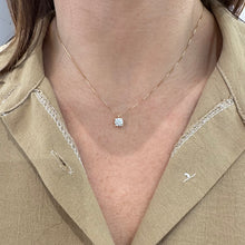 Carica l&#39;immagine nel visualizzatore di Gallery, COLLANA PUNTO LUCE ORO GIALLO (con anellino)
