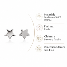 Carica l'immagine nel visualizzatore di Gallery, ORECCHINI MINI STELLINE
