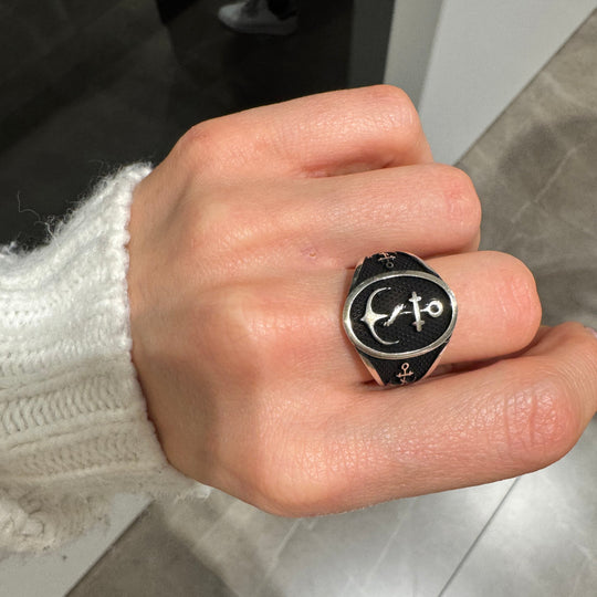 ANELLO UOMO ANCORA