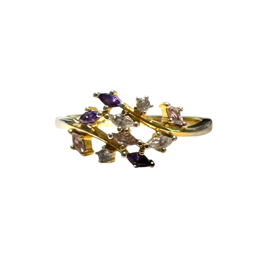 ANELLO FANTASIA DI ZIRCONI