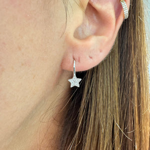 ORECCHINI A MONACHELLA CON STELLINE