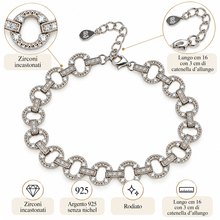 Carica l'immagine nel visualizzatore di Gallery, BRACCIALE CERCHI BRILLANTI

