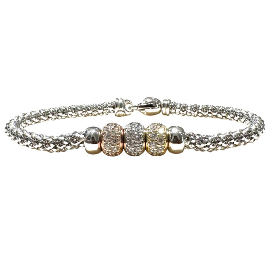 BRACCIALE CHARM TRE COLORI