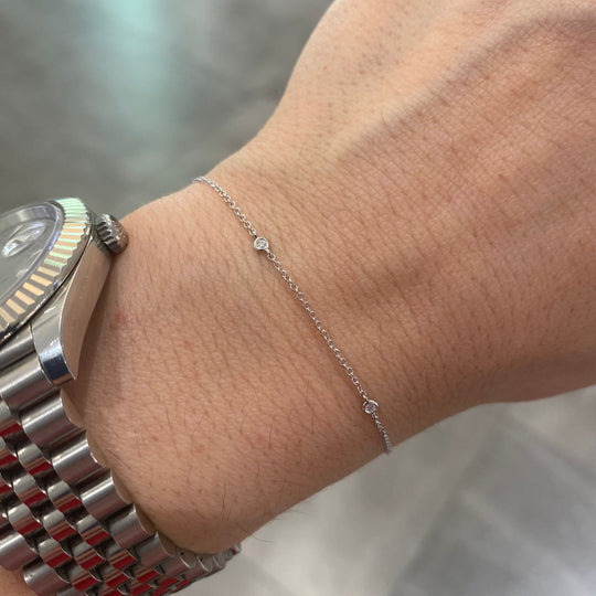 BRACCIALE PUNTI LUCE IN DIAMANTI