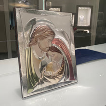 Carica l&#39;immagine nel visualizzatore di Gallery, QUADRO SACRA FAMIGLIA COLORATA
