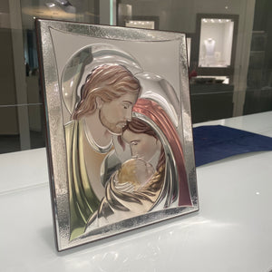 QUADRO SACRA FAMIGLIA COLORATA