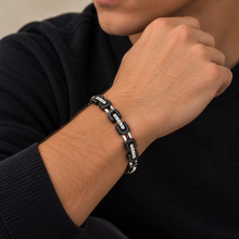 Carica l'immagine nel visualizzatore di Gallery, BRACCIALE CATENA ARGENTO E CERAMICHE
