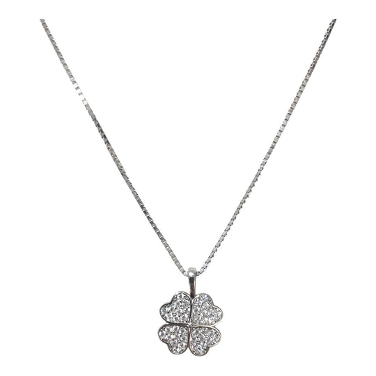 COLLANA CON CIONDOLO QUADRIFOGLIO