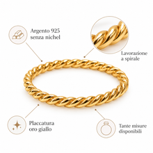 Carica l'immagine nel visualizzatore di Gallery, FEDINA GOLD TWIST
