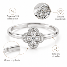 Carica l'immagine nel visualizzatore di Gallery, ANELLO CLOVER LIGHT
