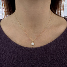 Carica l'immagine nel visualizzatore di Gallery, COLLANA PUNTO LUCE MULTIPIETRA IN ORO GIALLO (4line)
