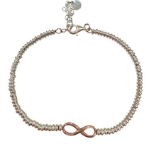 Carica l&#39;immagine nel visualizzatore di Gallery, BRACCIALE INFINITO E PEPITE
