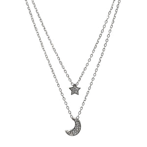 COLLANA STELLA E LUNA