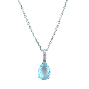 COLLANA GOCCIA AZZURRA