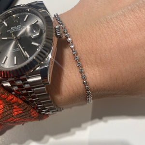 BRACCIALE SFERE DIAMANTATE