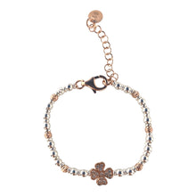 Carica l&#39;immagine nel visualizzatore di Gallery, BRACCIALE BABY PEPITE E QUADRIFOGLIO
