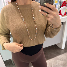 Carica l'immagine nel visualizzatore di Gallery, COLLANA CON PIETRA DI LUNA E PERLE
