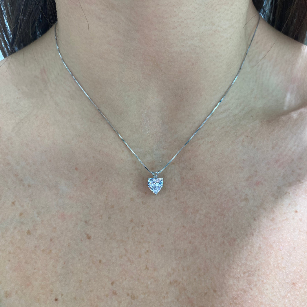 COLLANA PUNTO LUCE A CUORE