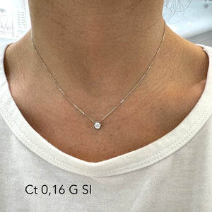 COLLANA PUNTO LUCE DIAMANTE A GRIFF