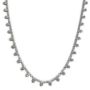 COLLANA TENNIS CUORI
