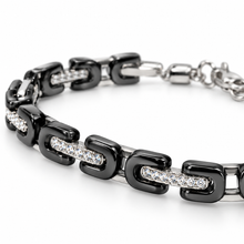 Carica l'immagine nel visualizzatore di Gallery, BRACCIALE CATENA ARGENTO E CERAMICHE
