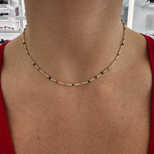 Carica l&#39;immagine nel visualizzatore di Gallery, COLLANA PALLINO CON TORMALINE
