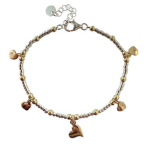 Carica l'immagine nel visualizzatore di Gallery, BRACCIALE 5 CUORI
