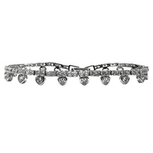 Carica l&#39;immagine nel visualizzatore di Gallery, BRACCIALE TENNIS CON CUORI
