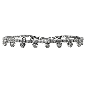 BRACCIALE TENNIS CON CUORI