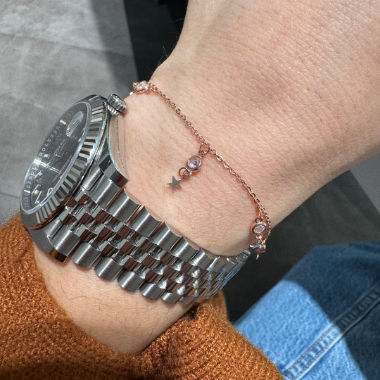 BRACCIALE STELLE PENDENTI