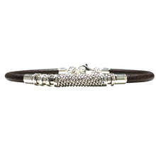 Carica l&#39;immagine nel visualizzatore di Gallery, BRACCIALE CORDINO UOMO MARRONE
