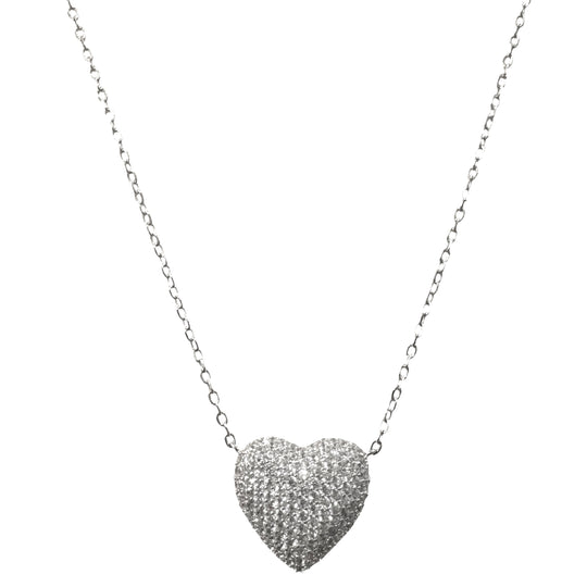 COLLANA CUORE PAVE'