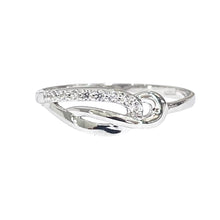 Carica l'immagine nel visualizzatore di Gallery, ANELLO NODO ORO BIANCO
