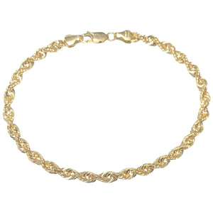 BRACCIALE CORDA ORO GIALLO
