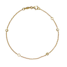 Carica l'immagine nel visualizzatore di Gallery, BRACCIALE PUNTI LUCE IN ORO GIALLO MINI
