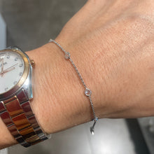 Carica l&#39;immagine nel visualizzatore di Gallery, BRACCIALE PUNTI LUCE DI ZIRCONI
