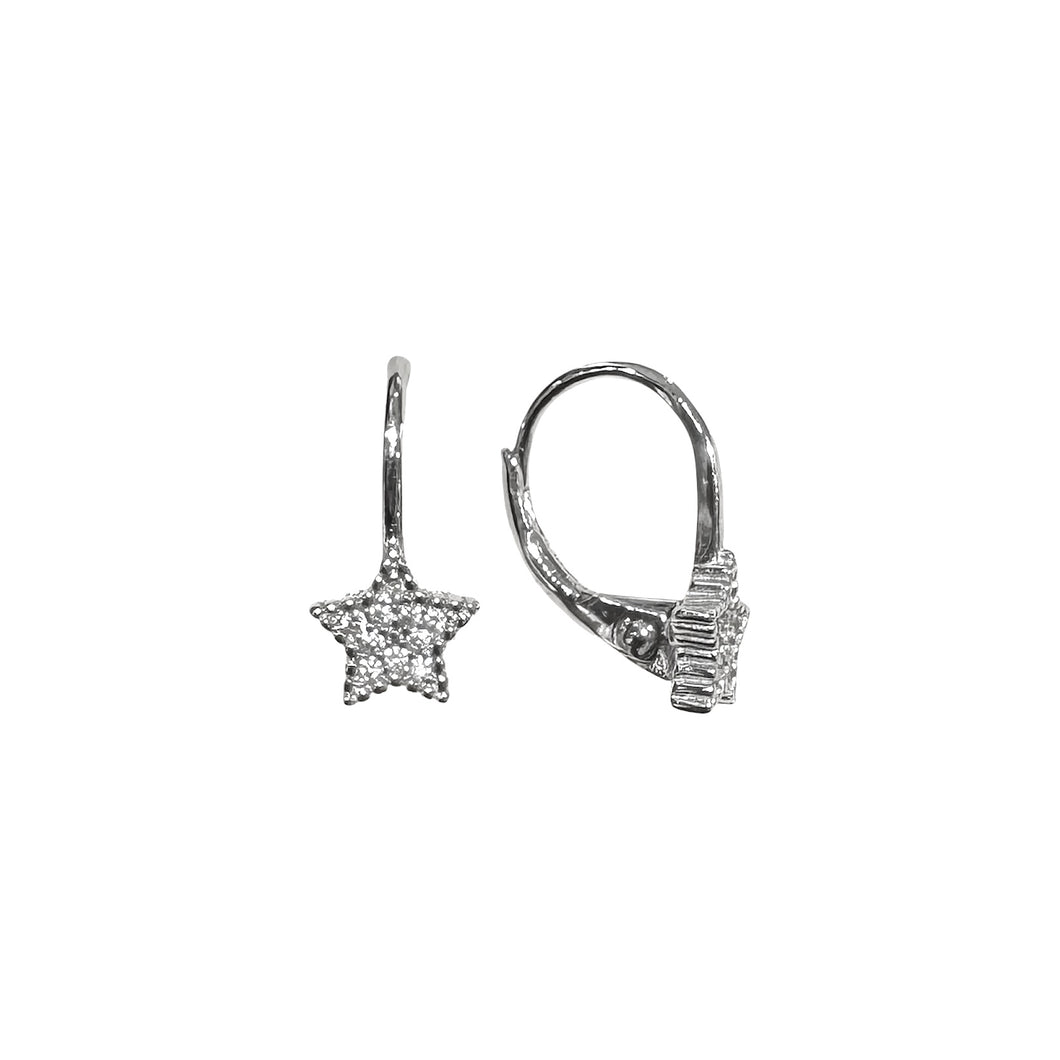 ORECCHINI A MONACHELLA CON STELLINE